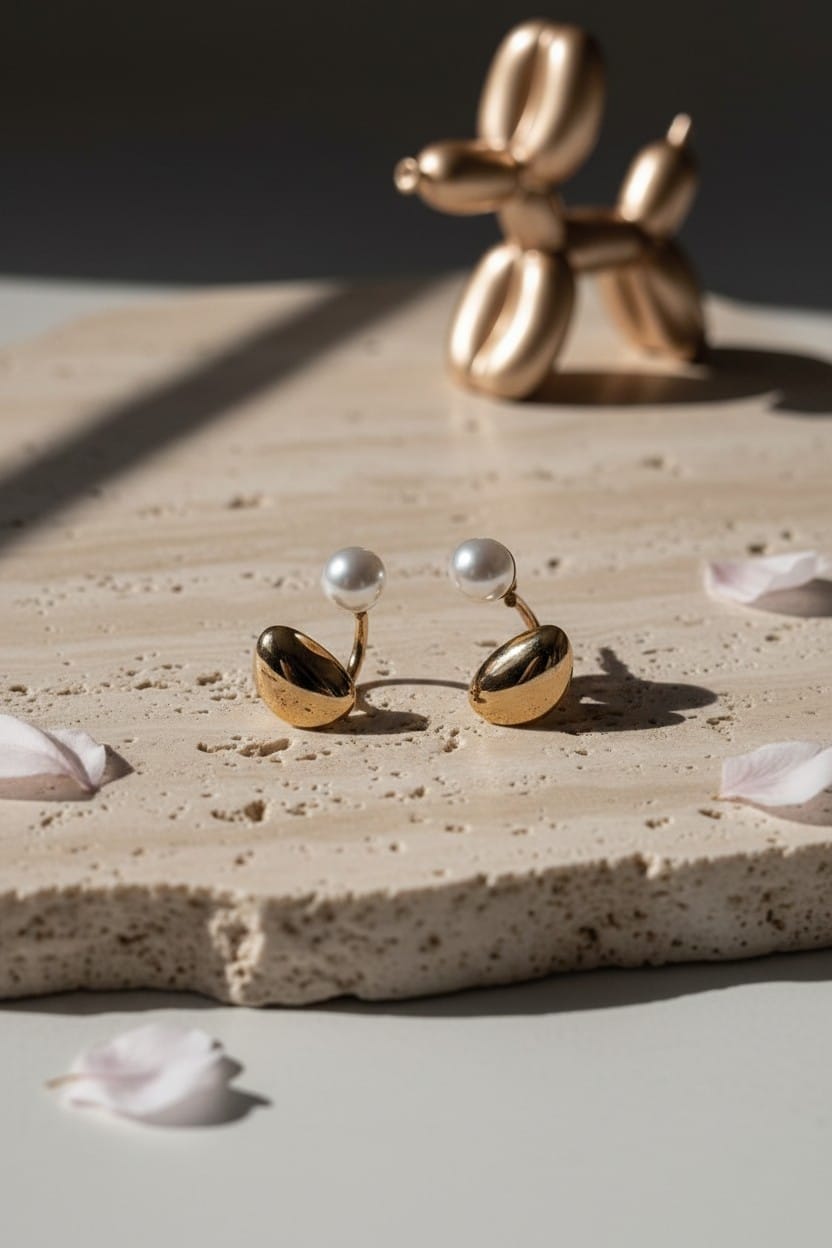 Aura Pearl Flow Studs