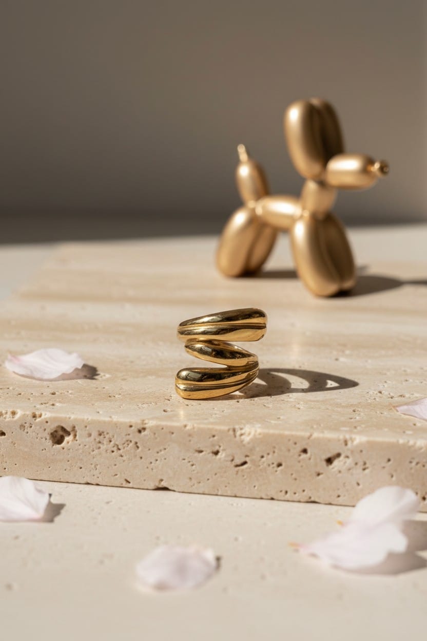 Aura Spiral Ring