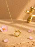 Collar Éternelle Heart Gold