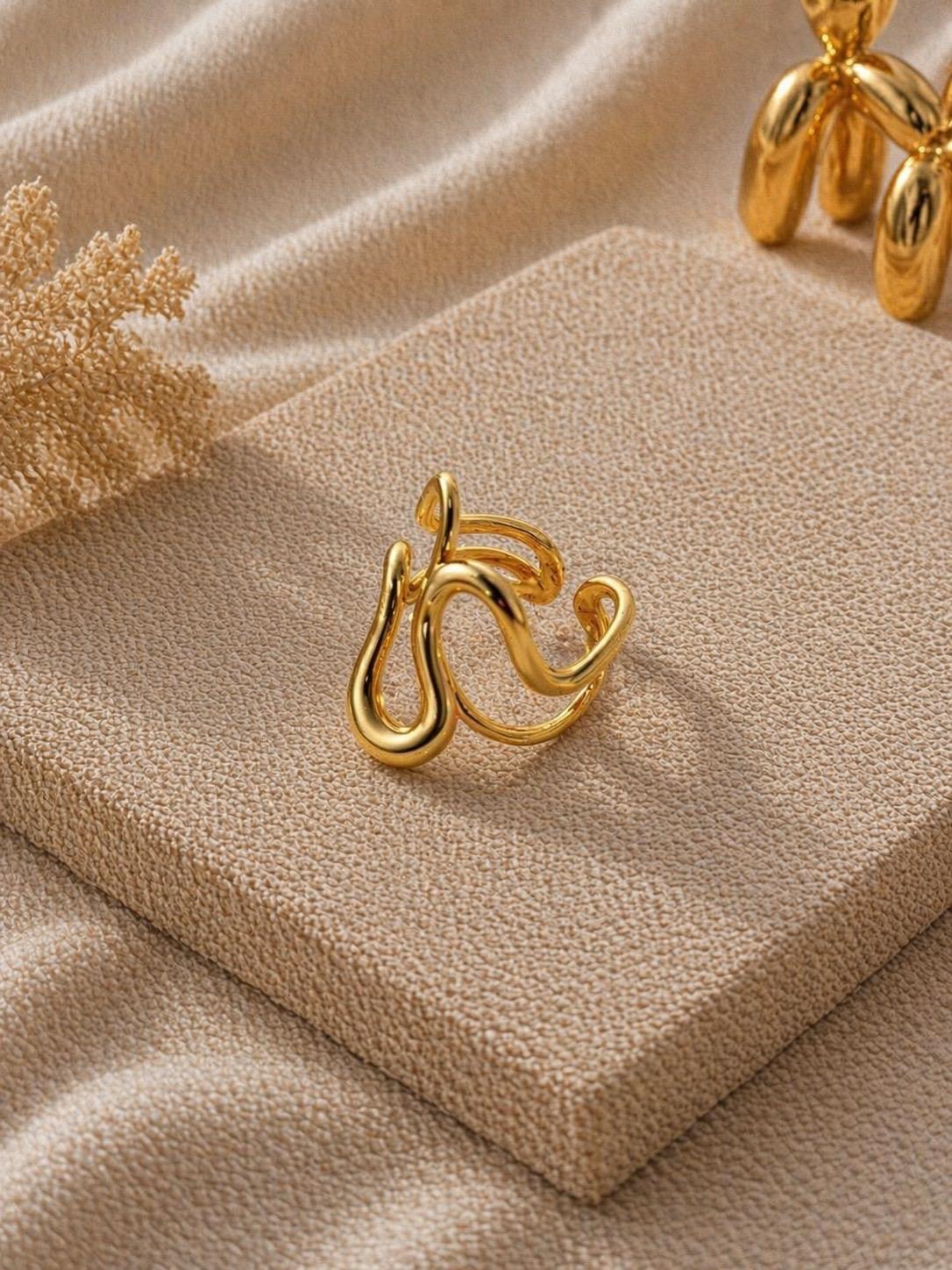 Anillo Serpentine Gold
